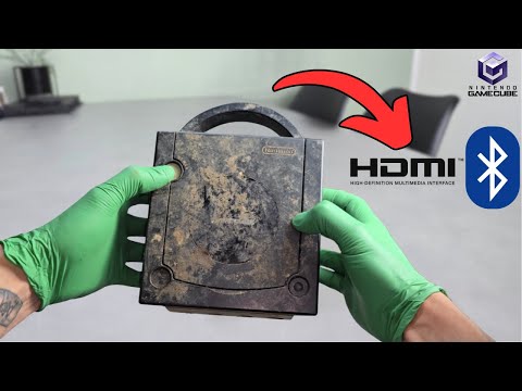 E-Waste GameCube Repair - RESTORATION AND MOD