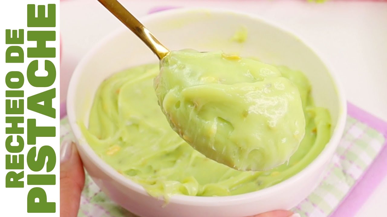 RECHEIO DE PISTACHE PERFEITO! SUCESSO NAS CONFEITARIAS FAMOSAS! Para bolos, doces, potes e trufas
