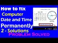 Download How To Fix Time And Date On Computer Laptop Permanently In Windows 10 8 7 2 Solutions 2020 Mp3 Song