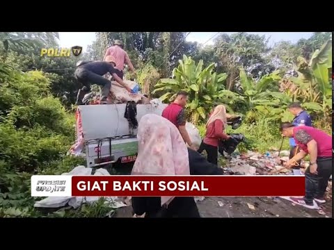 PRESISI UPDATE: GOTONG ROYONG BERSIHKAN SAMPAH DI TPS LIAR UPAYA POLRES BASEL CEGAH DBD 090624