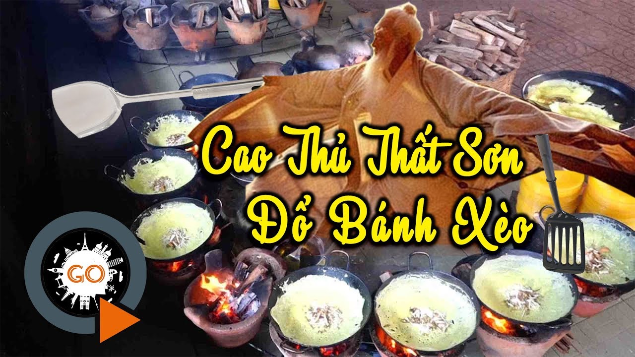 Đi tìm Cao Thủ Thất Sơn đổ 12 cái bánh xèo cùng lúc và chen lấn để được ăn | Quang Chau