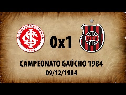 Internacional 0x1 G.E.Brasil - Campeonato Gaúcho 1984