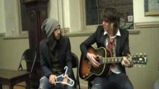 NeverShoutNever exclusive acoustic playing of Can&#39;t Stand It