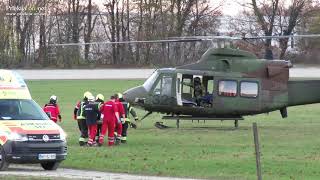Helikopter Slovenske vojske v Ljutomeru