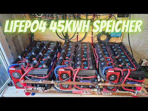 #Lifepo4 storage 45 kWh 48V #Victron 3x Daly BMS for cell monitoring #Busbar 90mm2 copper