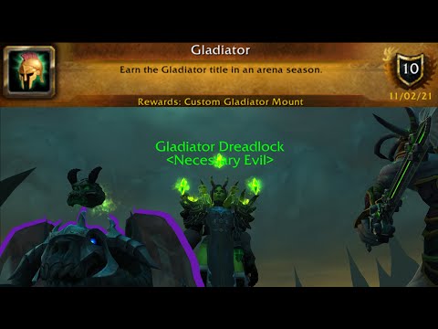 Road to Gladiator: Demonology Warlock Shadowlands [9.1] PvP  - (Part 1)