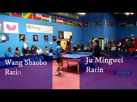 Open Singles Final: Ju Mingwei (2737) vs Wang Shaobo (2566) at 2019 PongPlanet Open