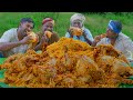 Village Style FULL Chicken Biryani Feast Traditional Cooking Eating With Friends Sri Lankan Recipe
