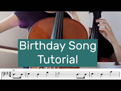 How to play Happy Birthday Song on Cello