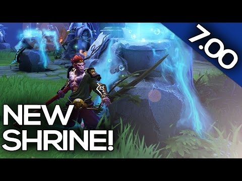 7.00 PATCH UPDATE Dota 2 - NEW SHRINE ADDED!