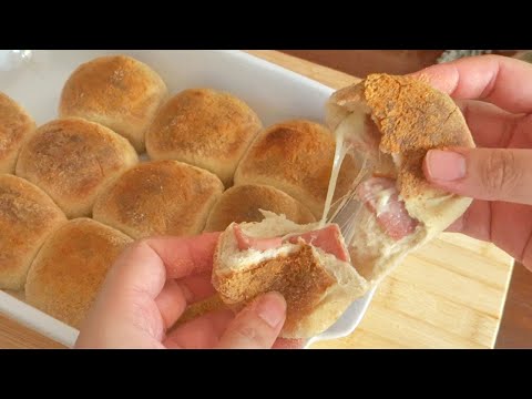 Ham and Cheese Pandesal | Soft & Fluffy Pandesal Recipe | FILIPINO CLASSIC BREAD ROLLS