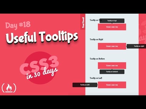 Useful Tooltips: CSS Tutorial (Day 18 of CSS3 in 30 Days)