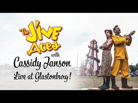 The Jive Aces wit Cassidy Janson, live at Glastonbury - "I Want You To Be My Baby"