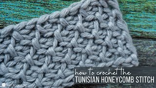 Tunisian Honeycomb Stitch Tutorial