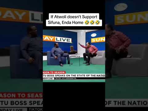 Kama huwezi support Sifuna we ishia ~ Jeff Koinange chases Atwoli from his show
