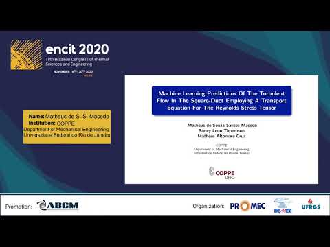 ENC-2020-0401- Machine Learning Corrections Of Turbulence Using A Reynolds Stress Transport Equation