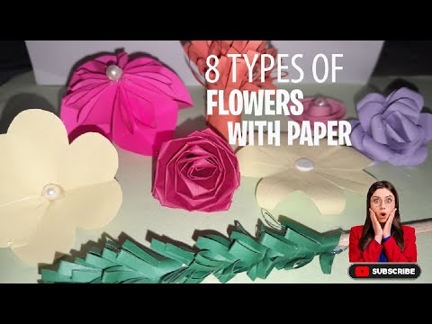 How to make realistic,easy paper flowers | Paper craft | DIY flower | Home decor