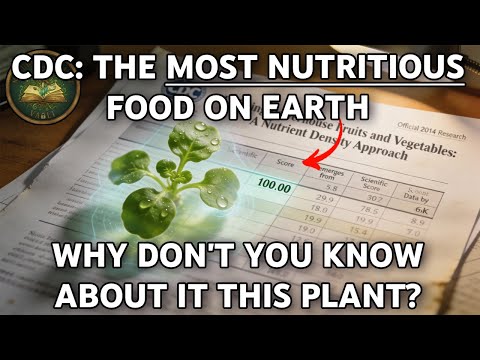 The Most Nutritious Plant on Earth. Confirmed by the CDC. Why Don't You Know About It?
