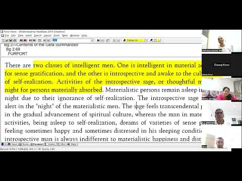 Session 38 Bhagavadgita HG Chaitanya Prasad Prj Bhakti Shastri Gachibowli Satsang 06 Oct 23