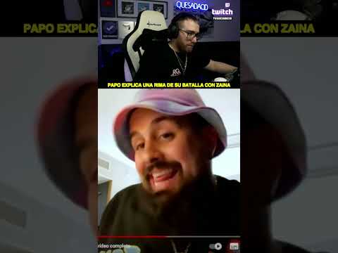 RODRIGO QUESADA CONTESTA A LAS DECLARACIONES DE PAPO ACERCA DE UNA RIMA DE SU BATALLA CON ZAINA