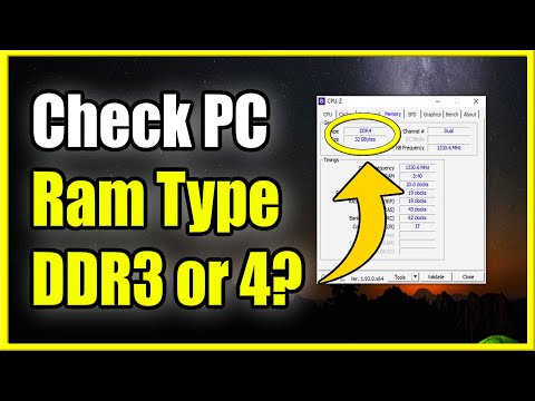 How to Check Ram Type DDR3 or DDR4 Memory, Amount & Speed on Windows 10 (Fast Method!)