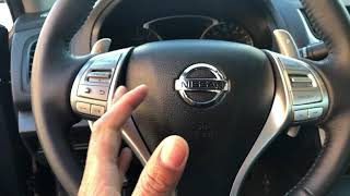 Nissan Altima – How to open trunk
