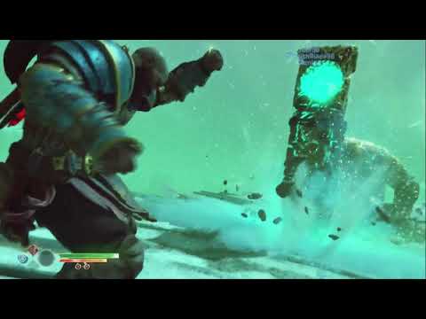 God of War[PS4] pt 94: Mattugr Helson, Helheim Bridge Keeper Boss, Broks New Ability