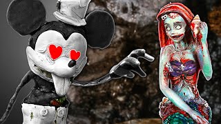 I Make Your Disney Fears Real: Creepy Mickey, Zombie Mermaid And Haunted Snow White! 🐁🧜‍♀️🍎