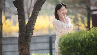 230330 레이싱모델 임솔아 Limsola Rq Racequeen 직캠 벚나무 벛꽃아래에서 서울모빌리티쇼 종료후 촬영