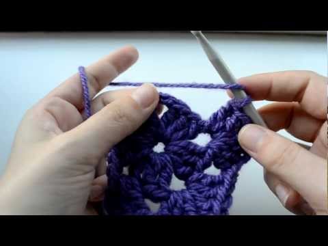 Crochet Lessons - How to crochet a pentagon or a 5 sided granny motif