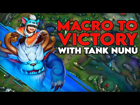 MACRO YOUR WAY TO VICTORY WITH TANK NUNU | S12 Jungle Nunu Guide & Gameplay