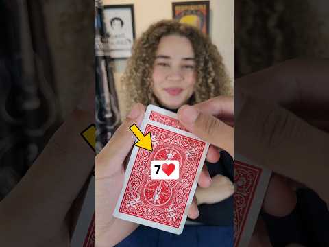 Truque SIMPLES com cartas! #magica #tutorial