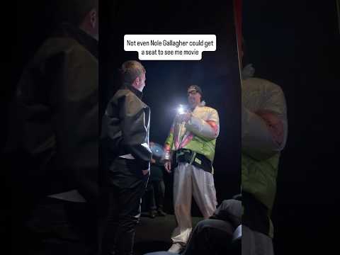 Noel Gallagher joins Ali G at exclusive screening of new movie! Who knew he was a fan!