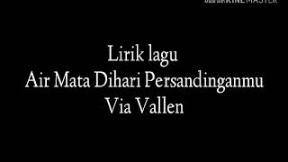 Matafuzziblog Lirik Lagu Air Mata Dihari Persandingan