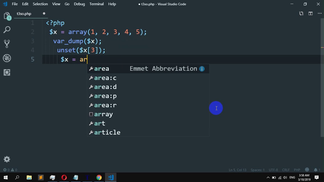 How to Delete an element from an array in PHP