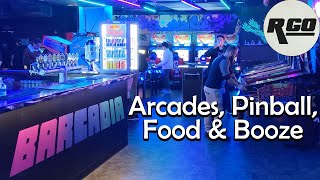 Checking out BARCADIA, in Planet Royale - Arcade/Pinball Machines, Food & Booze