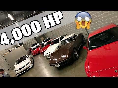 Komplette Tour durch die 4.000 PS-Garage!!