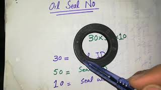 Oil  Seal Numbers  (Urdu& Hindi)
