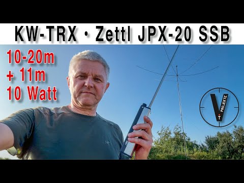 TRX Zettl JPX-20 SSB • Handfunkgerät KW 10W • 10/11-20m • QRP POTA SOTA