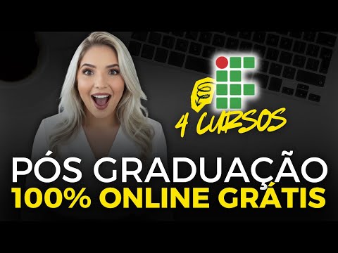 ⚠️ SAIU EDITAL! Pós Graduação 100% Online Gratuita e MBA Gratuito | Instituto Federal | Mari Rel