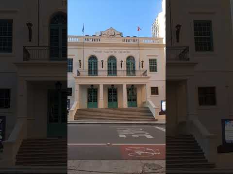 Teatro Álvaro  de Carvalho  inagurado  em 1875, centro histórico  de Florianópolis SC