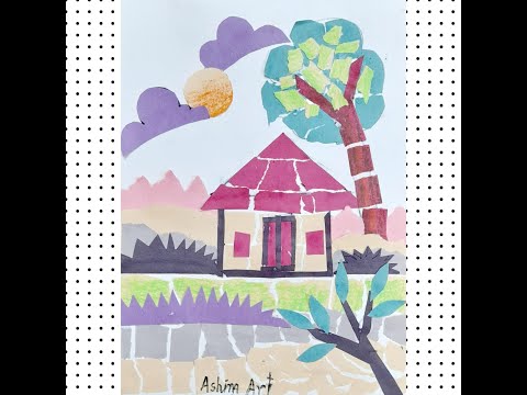 Collage Art (landscape) |Part - 1| Ashim's Art