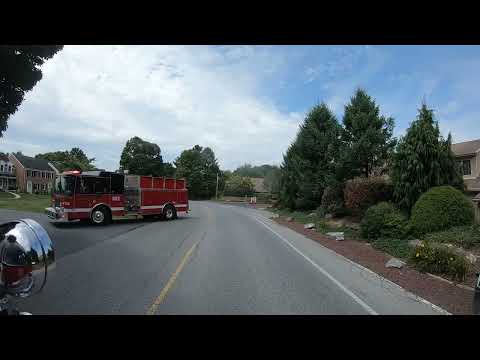 Engine 502 *Ride Along* First Due Reported Building Fire (Screaming Q and Horn!)