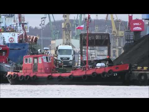 Gdańsk Nowy Port- 17.12.2024 Typowy dzień w Gdańskim Porcie