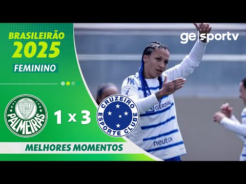 Gols e lances de Palmeiras x Cruzeiro