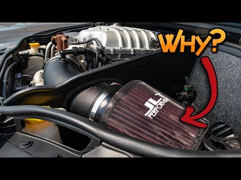 Installing a JLT INTAKE on a 2018 TRACKHAWK