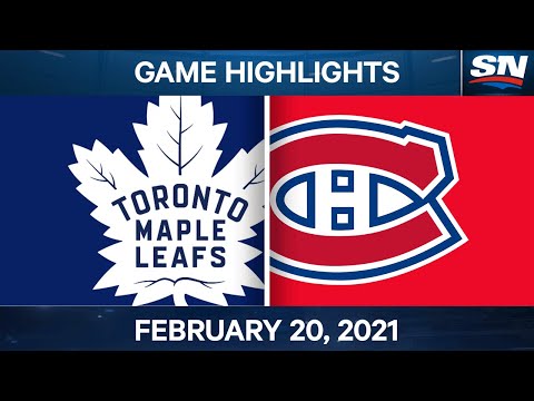 NHL Game Highlights | Maple Leafs vs. Montreal Canadiens – Feb. 20, 2021
