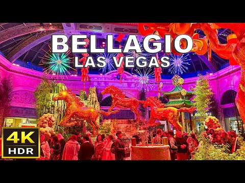 Bellagio Las Vegas Walking Tour | January 2026 | Bellagio Conservatory Lunar New Year