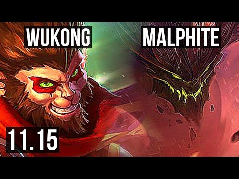 WUKONG vs MALPHITE (TOP) | 5/1/7, 400+ games | KR Diamond | v11.15