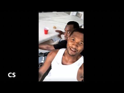 Diddy Parties HARD With Usher In His Mansion (Creepy)